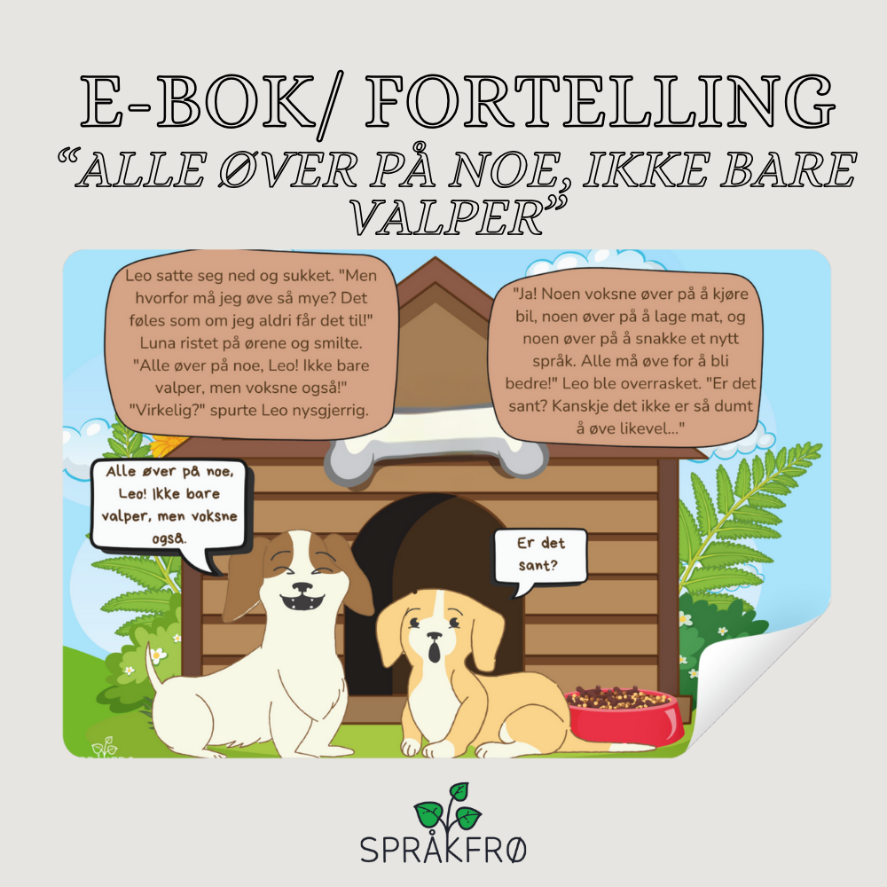 E-bok/ Fortelling om Leo og Luna (R-lyd og fonologisk oppfølging)