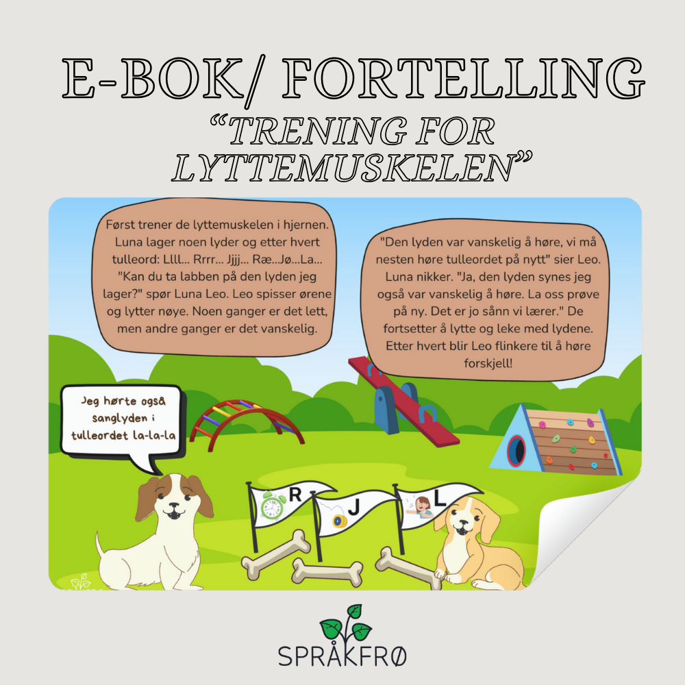 E-bok/ Fortelling om Leo og Luna (R-lyd og fonologisk oppfølging)
