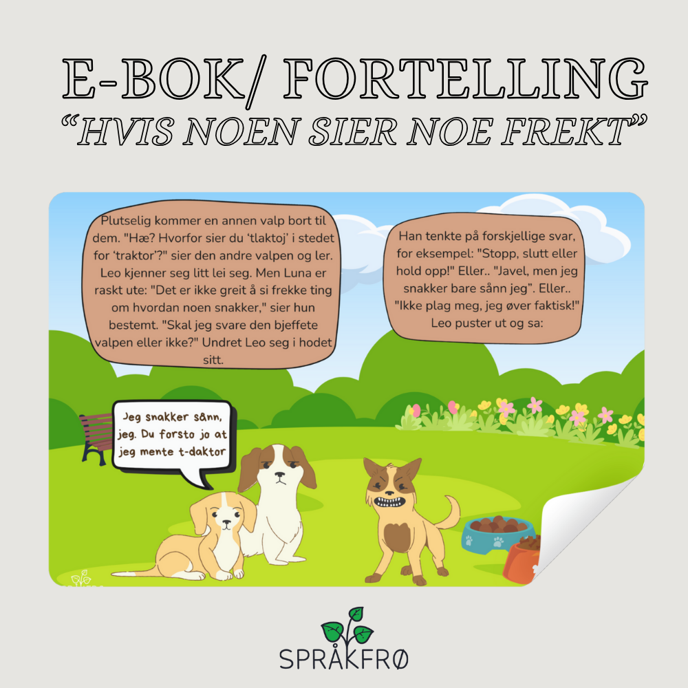 E-bok/ Fortelling om Leo og Luna (R-lyd og fonologisk oppfølging)