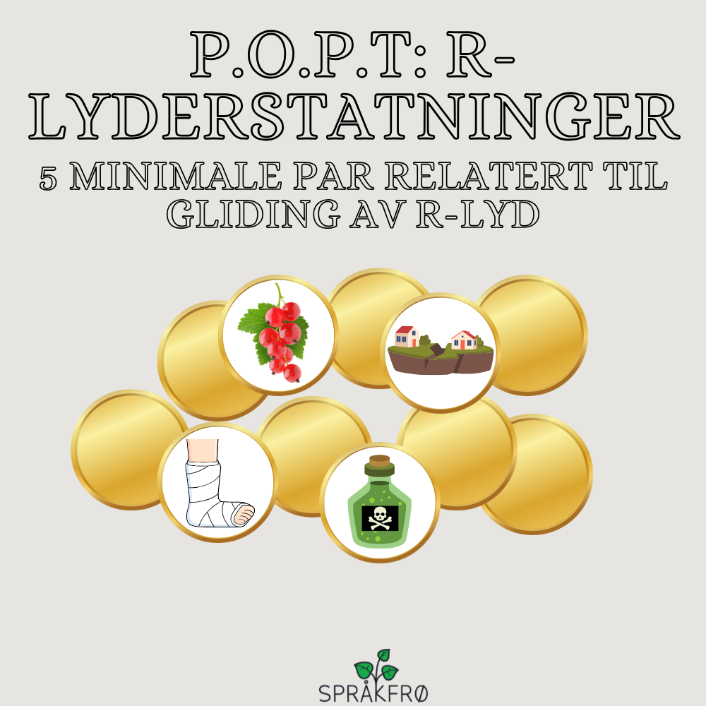 Språklydspill (P.O.P.T): R-lyderstatninger med enhjørningstema