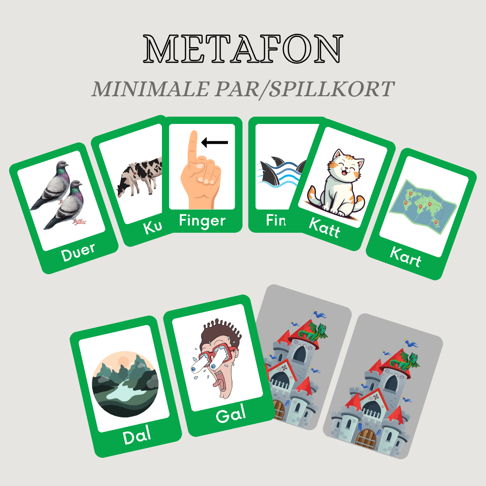 Språklydspill: Metafon-metoden (fronting/backing)