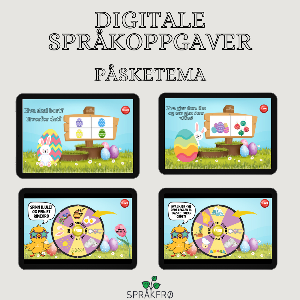Digitalt språkspill: Påske