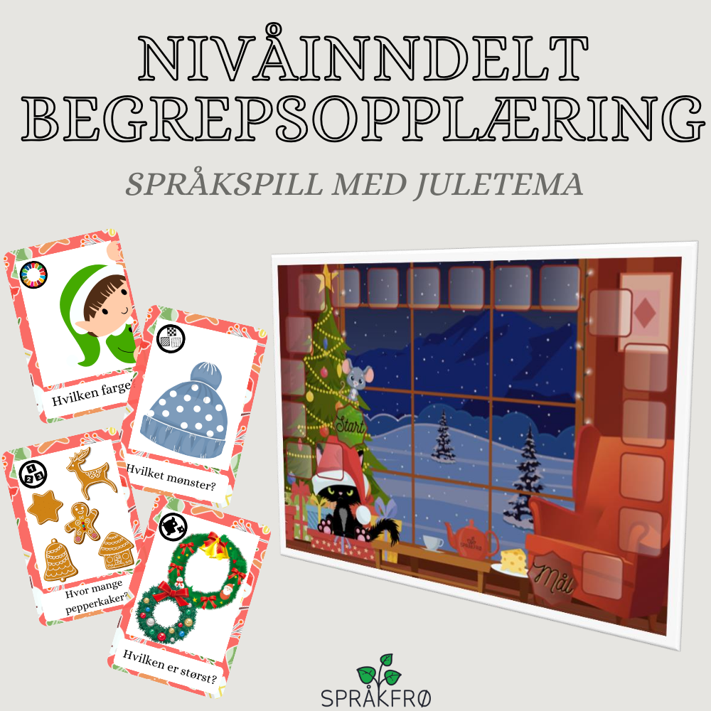 Språkspill: Jul/nivåinndelt begrepsopplæring