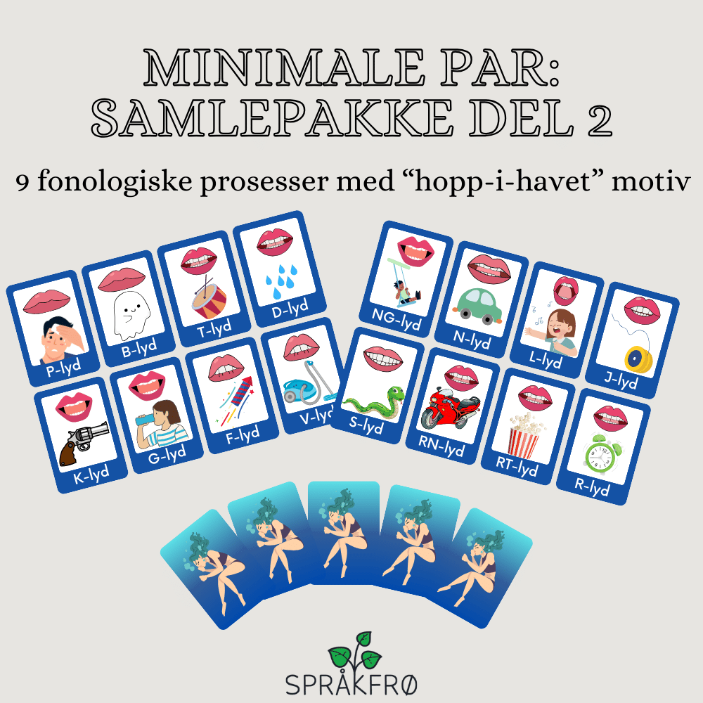 Språklydspill: Minimale par (samlepakke del 2)