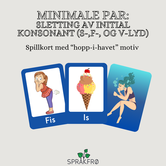 Språklydspill: minimale par (sletting av initial konsonant, s-,f-, og v-lyd)