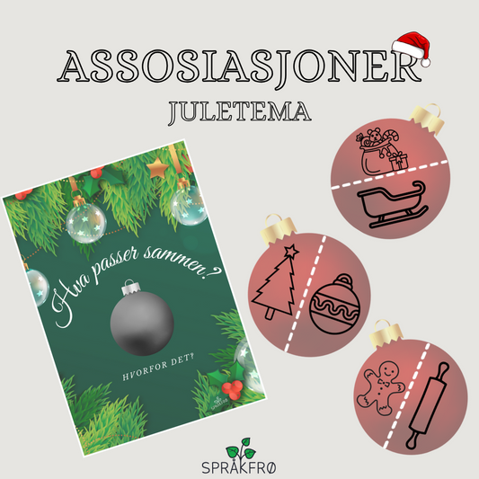 Begrepsopplæring: assosiasjoner med juletema