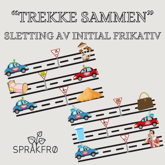 Språklydaktivitet (P.O.P.T eller minimale par- tilnærming): trekke sammen mållyd og vokal/minimale par ved sletting av initial frikativ