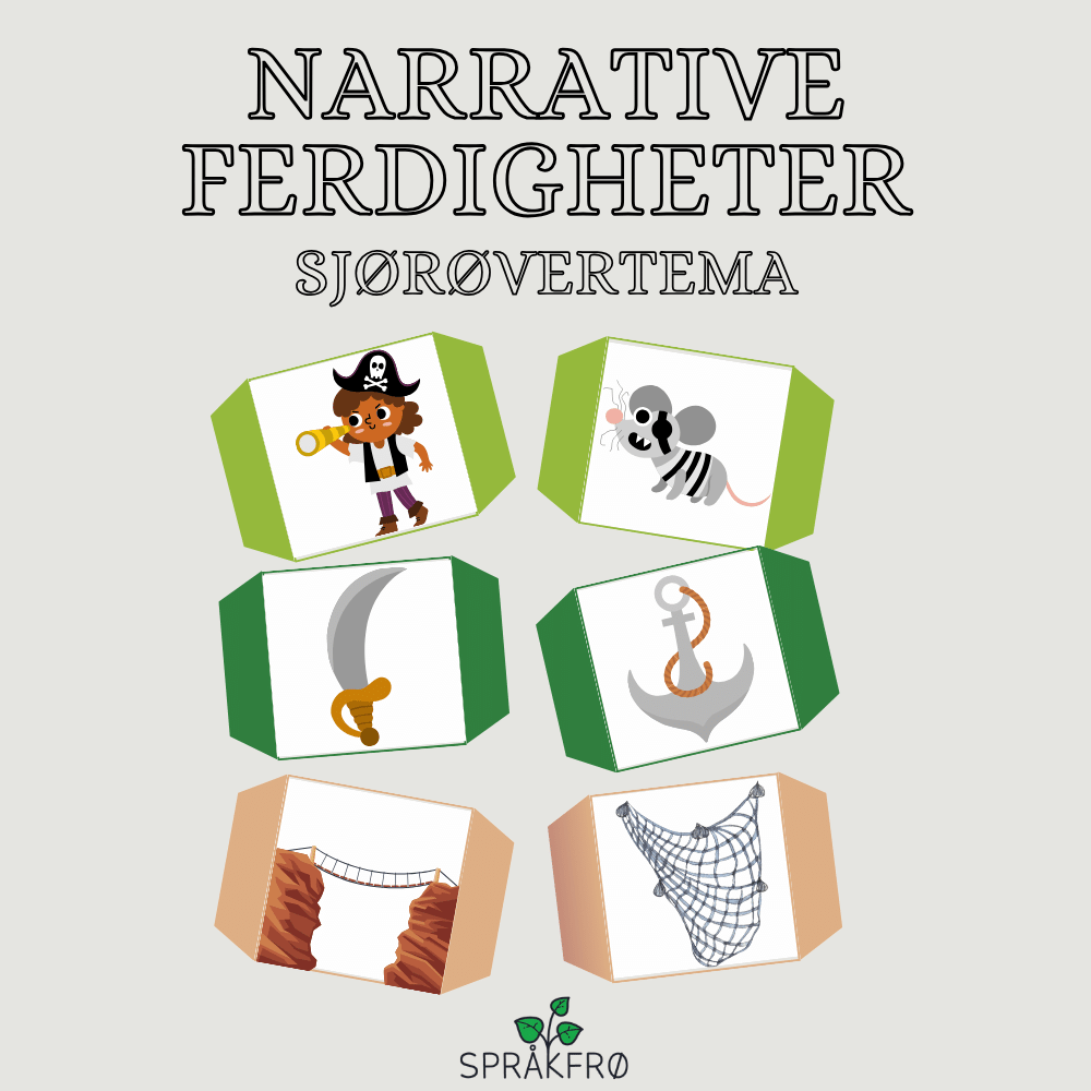 Narrative ferdigheter: dikte fortellinger med sjørøvertema