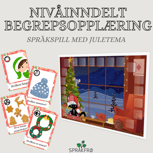 Språkspill: Jul/nivåinndelt begrepsopplæring
