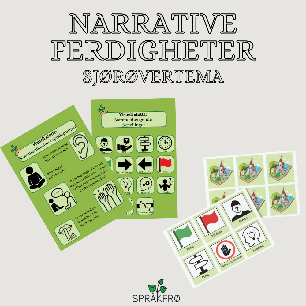 Narrative ferdigheter: dikte fortellinger med sjørøvertema