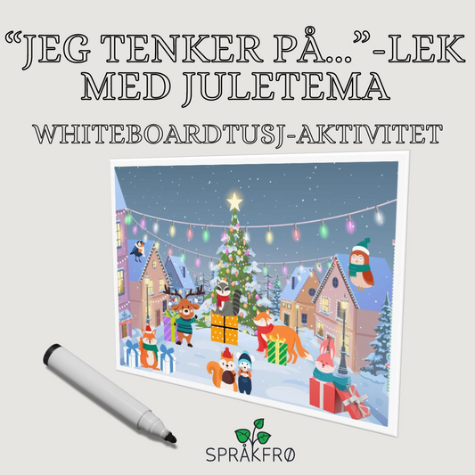"Jeg tenker på..."-lek med juletema
