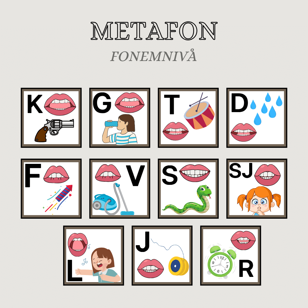 Språklydspill: Metafon-metoden (komplett samlepakke)