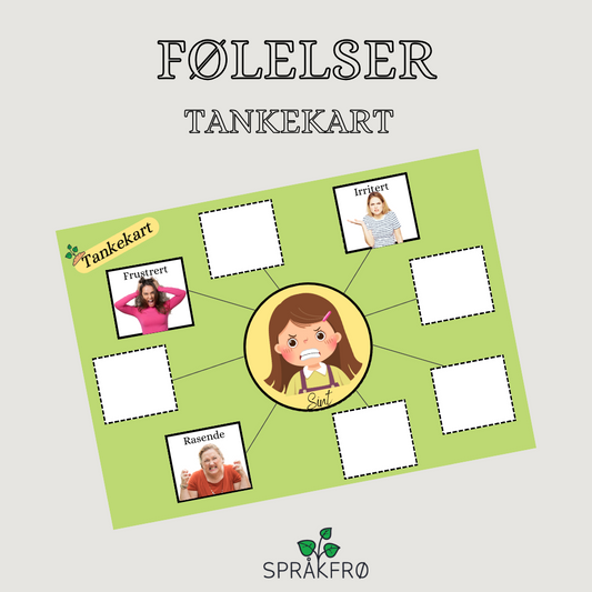 Følelser: Tankekartmetodikk