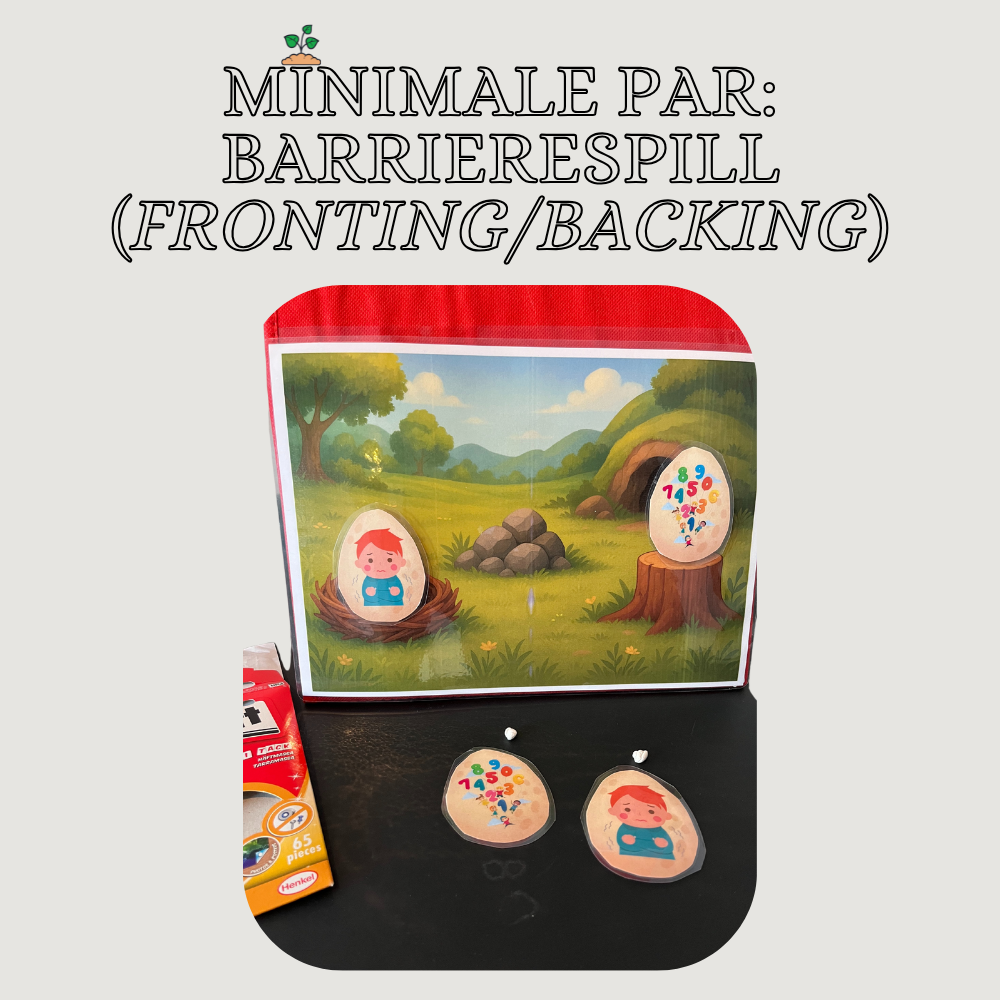 Språklydspill: Barrierespill med minimale par (fronting/backing)