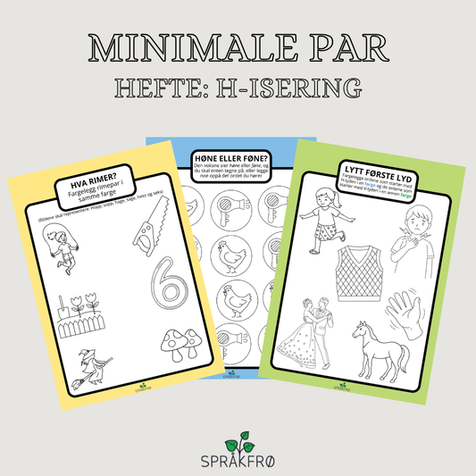 Fargeleggingshefte: minimale par (h-isering)