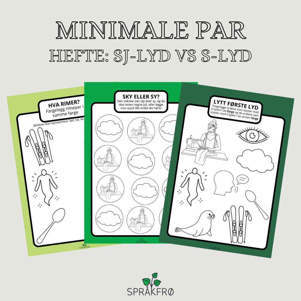 Fargeleggingshefte: minimale par (Fronting av /ʃ/ til /s/)