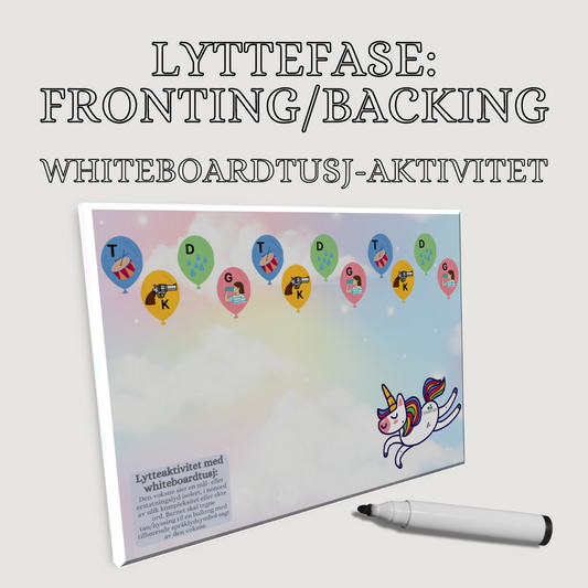 Språklydspill (P.O.P.T): lytteaktivitet til fronting/backing-prosessen