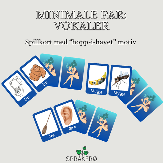Språklydspill: minimale par (vokaler)