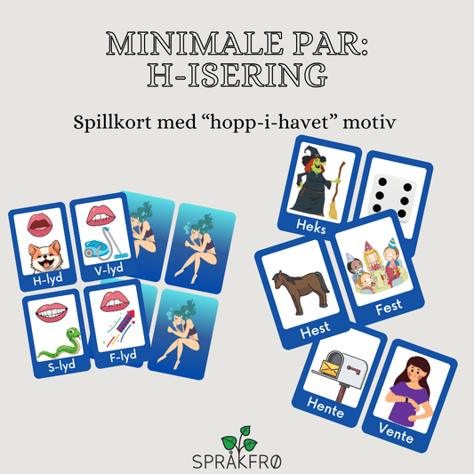 Språklydspill: minimale par (h-isering)