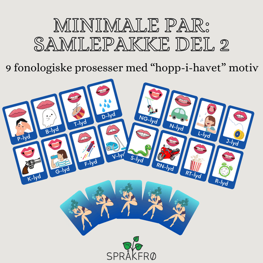Språklydspill: Minimale par (samlepakke del 2)