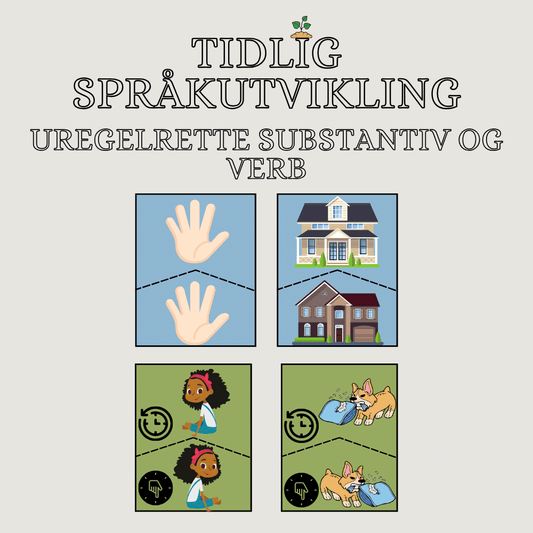 Tidlig språkutvikling: uregelrette substantiv og verb