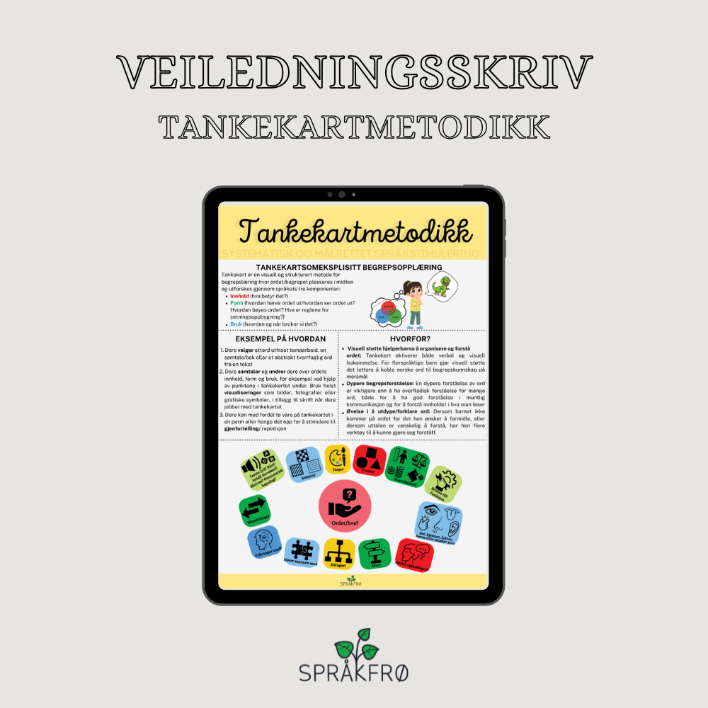 Veiledningsskriv: Tankekartmetodikk